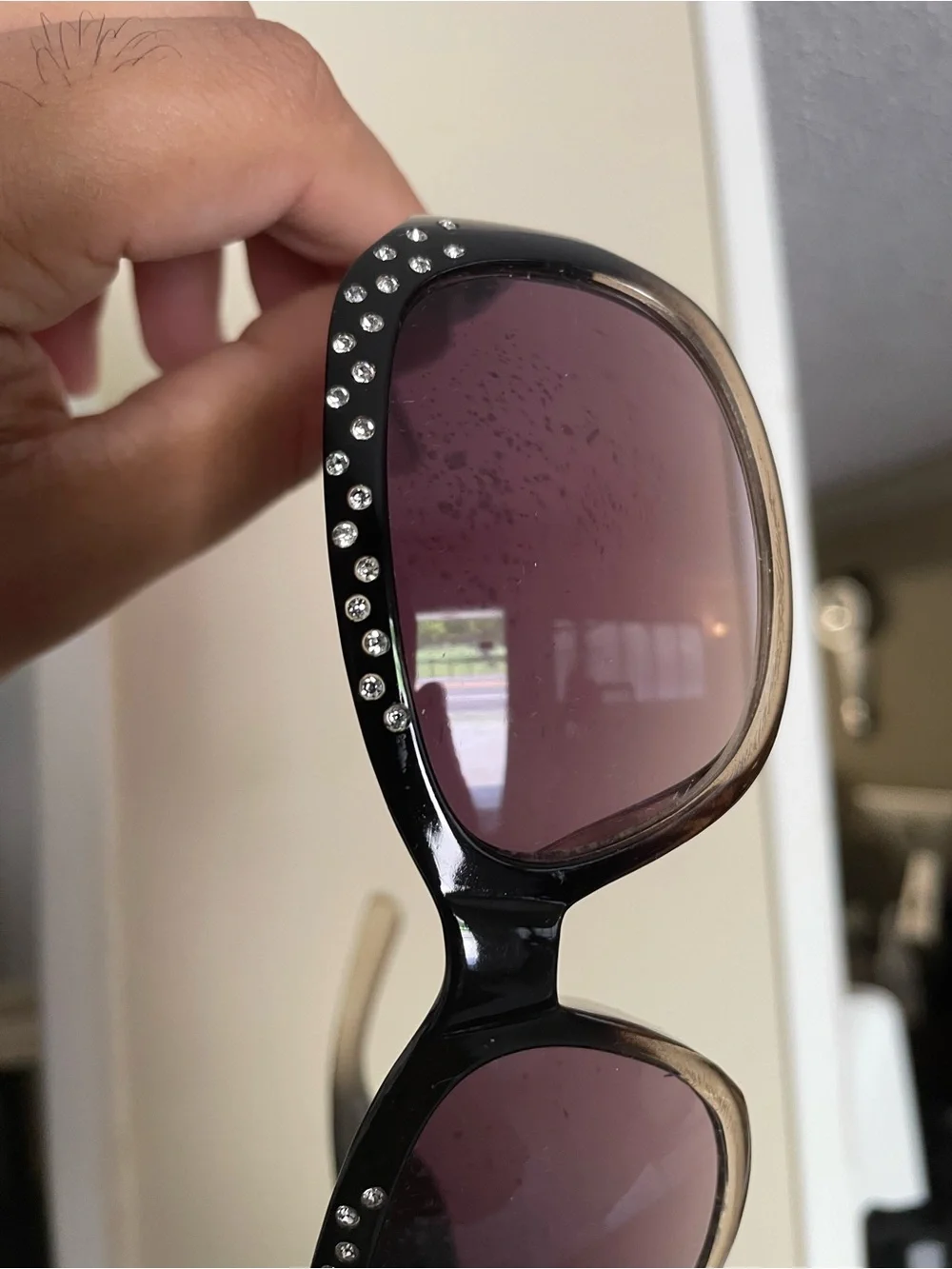 Women’s Fossil Sunglasses Cat 3 Rhinestone (PS3975V001) *Polarized Lens Damage*